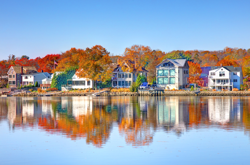 Autumn in Westport, Connecticut